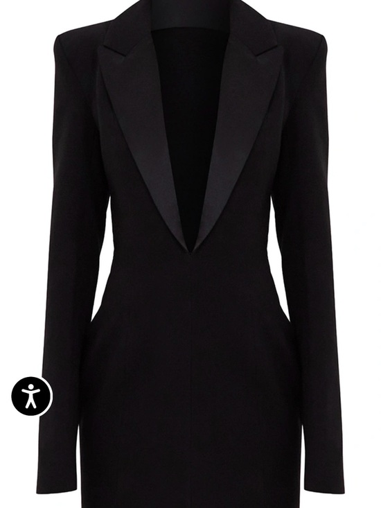 PrettyLittleThing Jackets & Blazers - PrettyLittleThing Black Tailored Blazer Dress